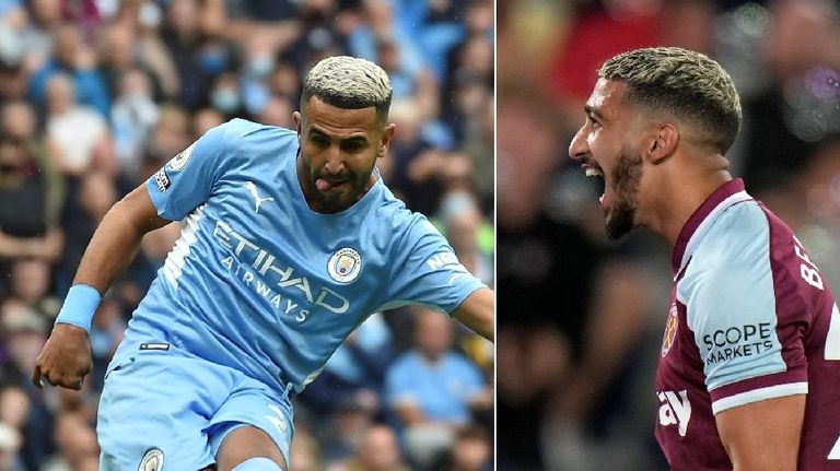 رياض محرز وسعيد بن رحمة محمد صلاح ورياض محرز