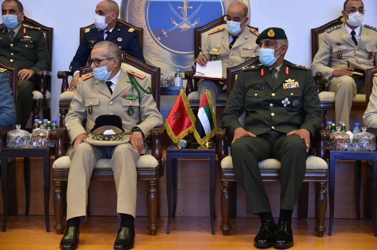 جانب من لقاء محمد بن أحمد البواردي والفريق أول بلخير الفاروق