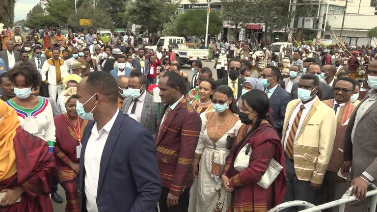 جانب من احتفال إثيوبيا بيوم السياحة 