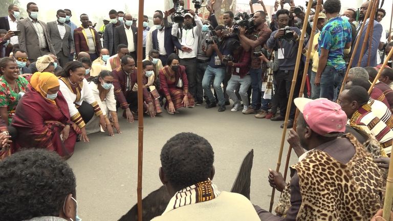 جانب من احتفال إثيوبيا بيوم السياحة 