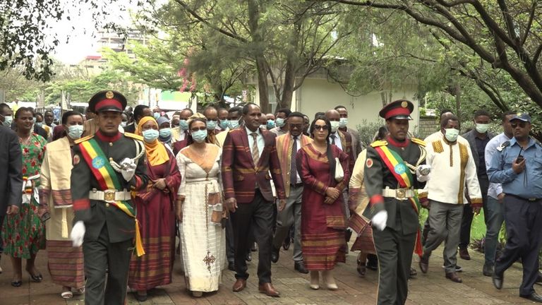 جانب من احتفال إثيوبيا بيوم السياحة 