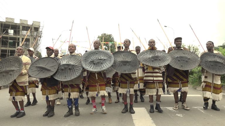جانب من احتفال إثيوبيا بيوم السياحة 
