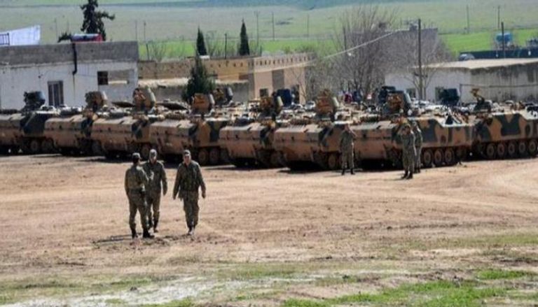 قوات تركية في معسكر زليكان شمالي العراق