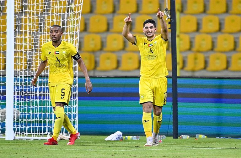 الوصل وشباب الأهلي علي مبخوت نجم فريق الجزيرة الإماراتي