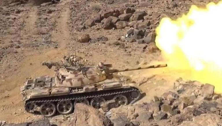 آليات عسكرية تابعة للجيش اليمني