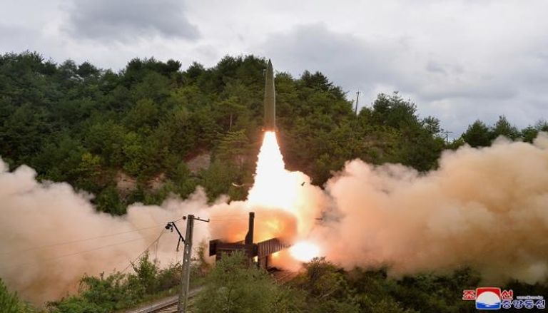 تجربة صاروخية سابقة أجرتها كوريا الشمالية- رويترز