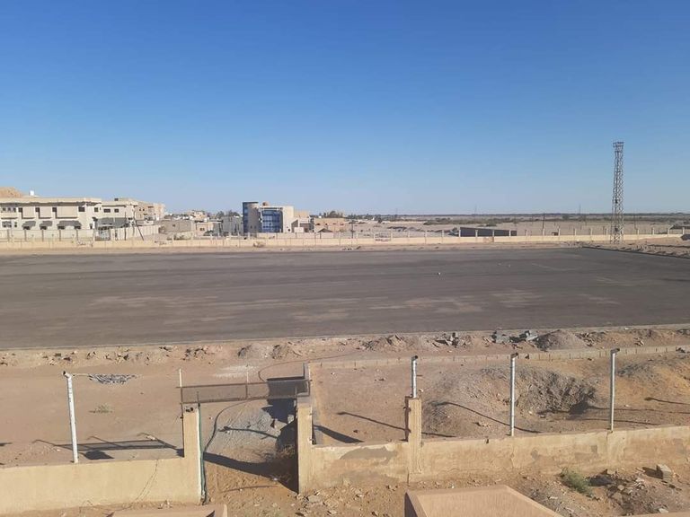 انهيار بنية منظومة الصرف في براك الشاطئ