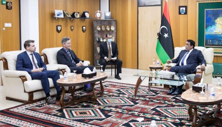 رئيس المجلس الرئاسي الليبي والسفير الألماني 