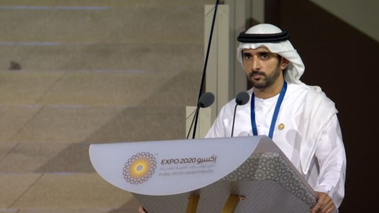 الشيخ حمدان بن محمد بن راشد آل مكتوم ولي عهد دبي رئيس المجلس التنفيذي لإمارة دبي