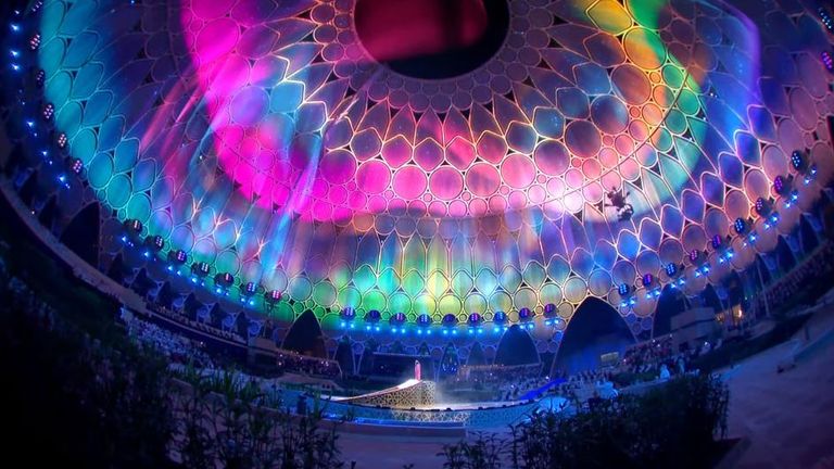 حفل افتتاح معرض إكسبو 2020 دبي