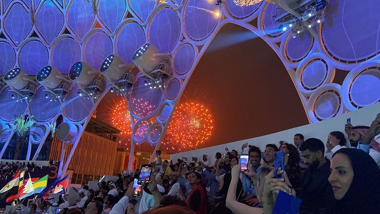 حفل افتتاح معرض إكسبو 2020 دبي