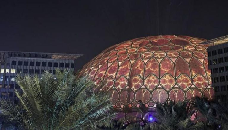 قبة الوصل في ساحة استقبال زوار إكسبو 2020 دبي
