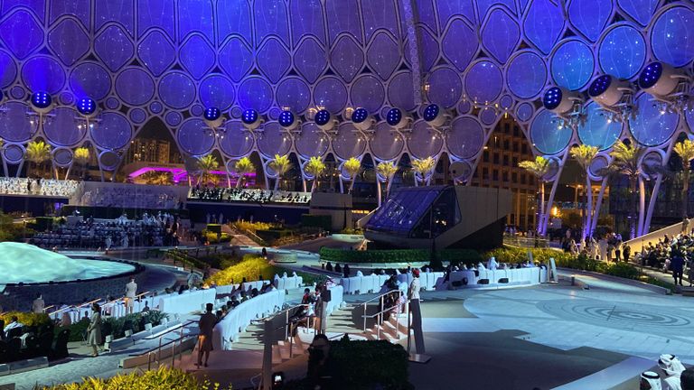 من حفل افتتاح إكسبو 2020 دبي