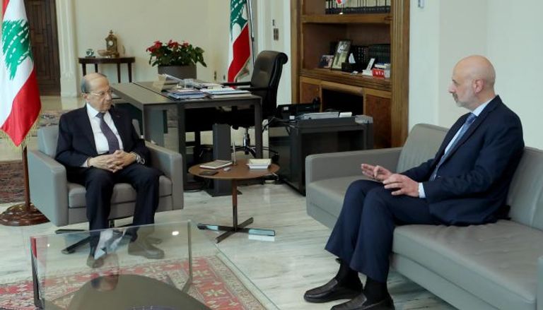 الرئيس اللبناني ووزير الداخلية بسام المولوي