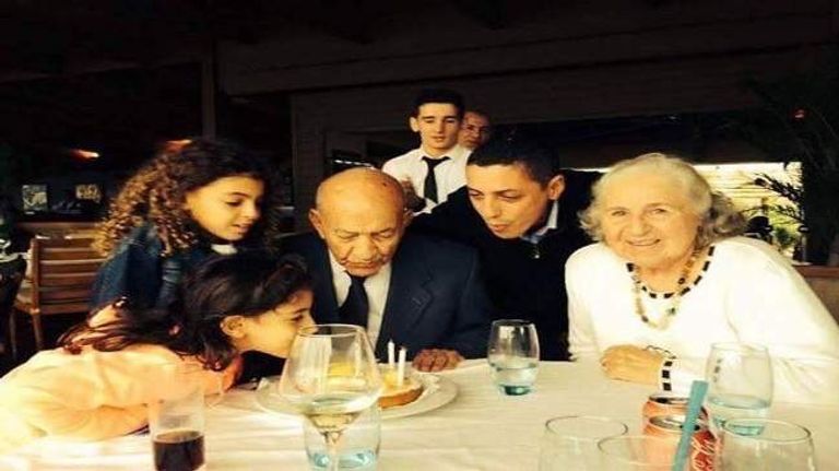 عبدالرحمن اليوسفي وزوجته هيلين - أرشيفية