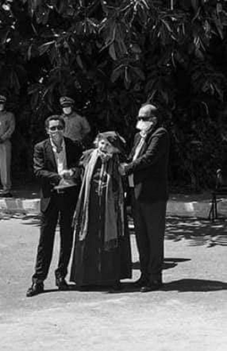 عبدالرحمن اليوسفي وزوجته هيلين - أرشيفية