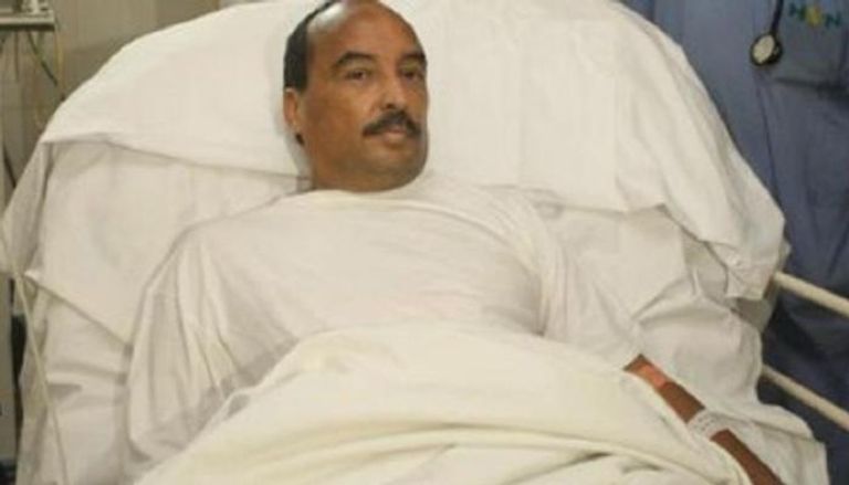 ولد عبدالعزيز خلال إصابته برصاصة طائشة عام 2012