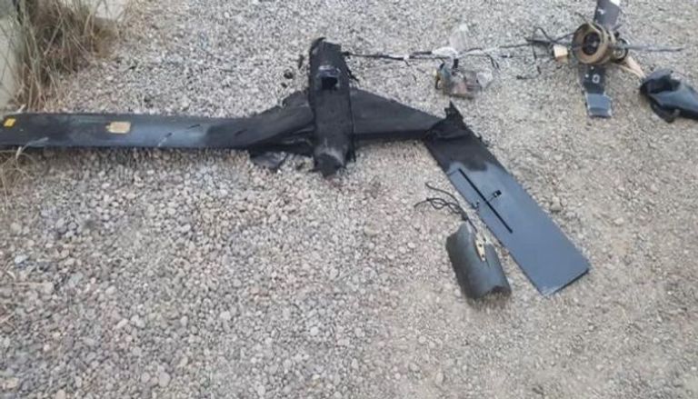 صور متداولة لطائرة أسقطت قبل هجومها على قاعدة بمطار بغداد