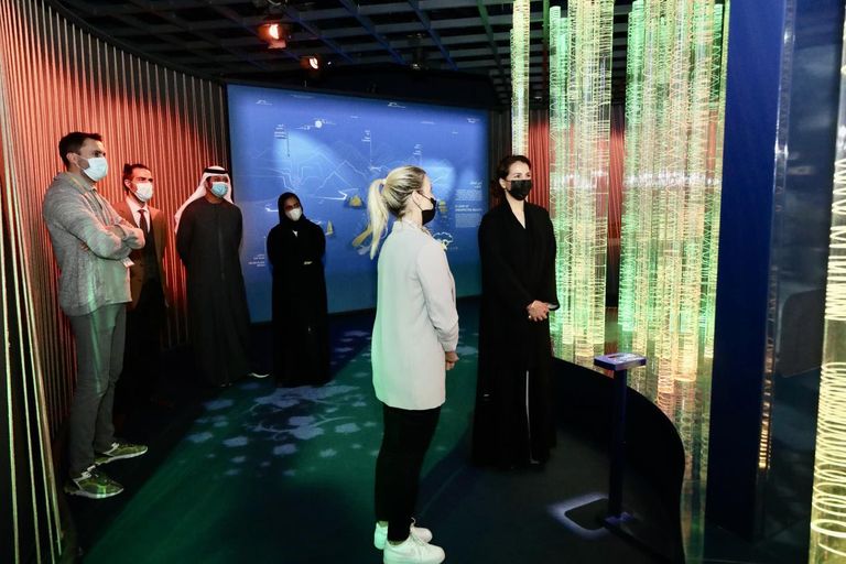 مريم المهيري في جناح الجبل الأسود بإكسبو 2020 دبي