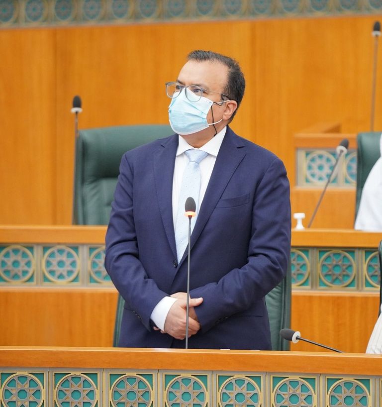 الحكومة الكويتية خلال جسلة تأدية اليمين