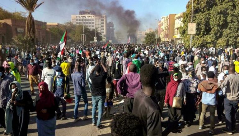 احتجاجات في الخرطوم -وكالة الأنباء الفرنسية
