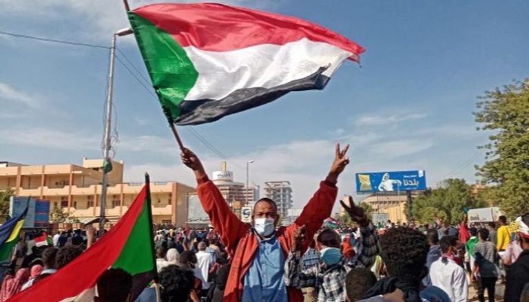 جانب من المظاهرات بالعاصمة السودانية الخرطوم-أ.ف.ب