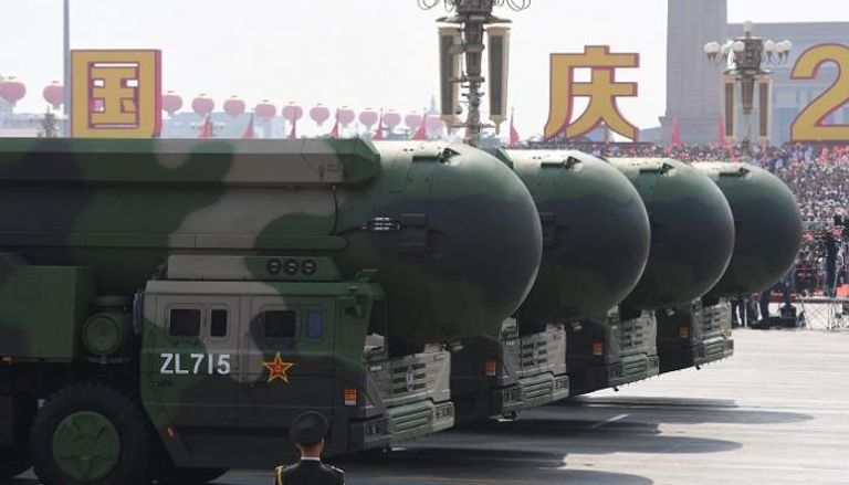 صواريخ نووية صينية من طراز DF-41 - أ.ف.ب
