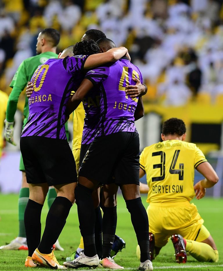 من مباراة الوصل ضد العين