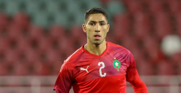 أشرف حكيمي نجم منتخب المغرب