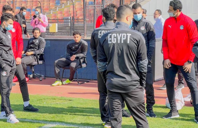 منتخب مصر يستعد لكأس الأمم الأفريقية 2022