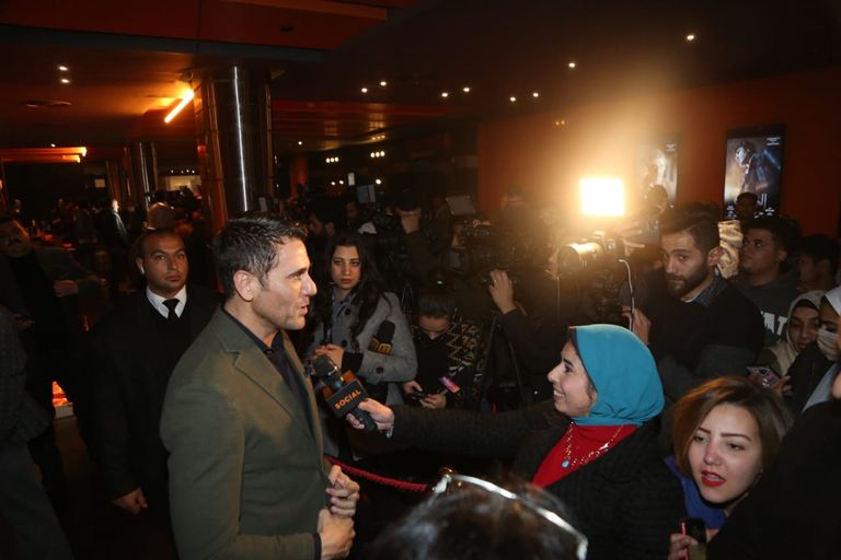 أحمد عز يحتفل بفيلم