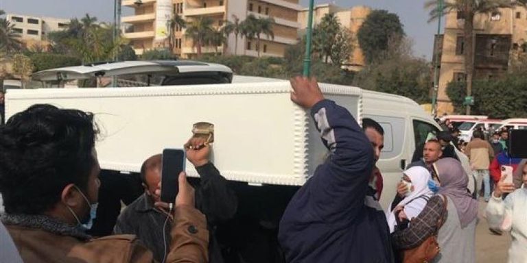 جنازة الفنان أحمد الحجار