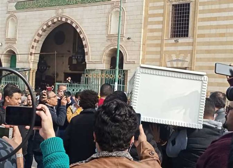 جنازة الفنان أحمد الحجار