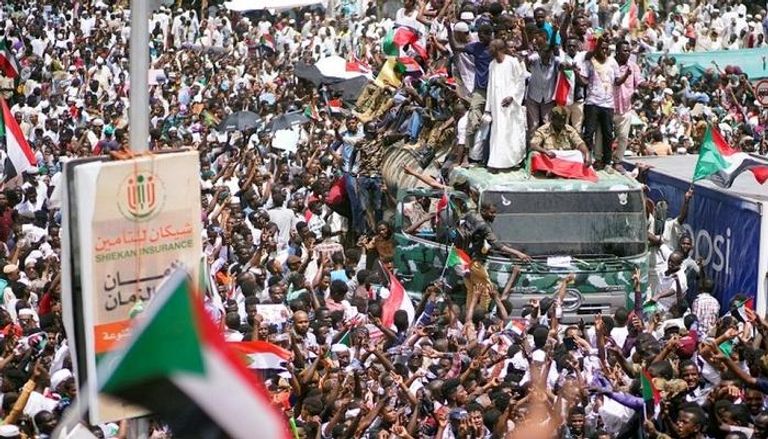 من مظاهرات السودان