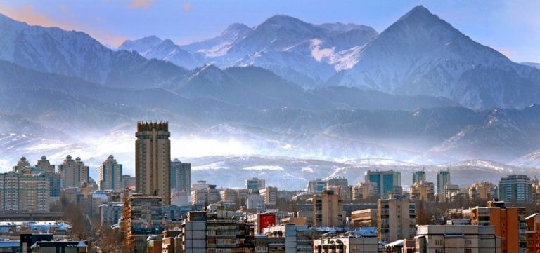 مدينة ألماتي الكازاخستانية - أرشيفية