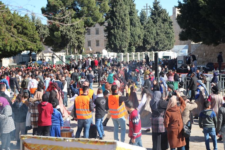 جانب من الاحتفالات