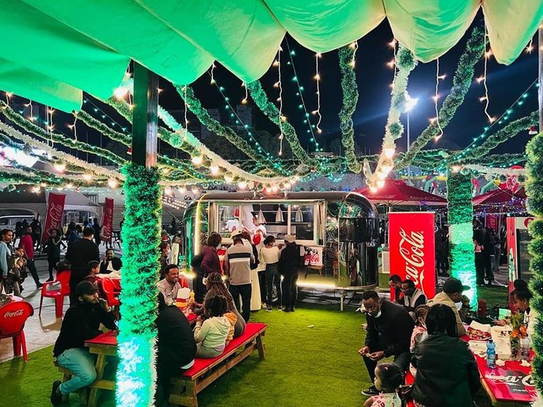 جانب من احتفال مسيحيي إثيوبيا بعيد الميلاد 