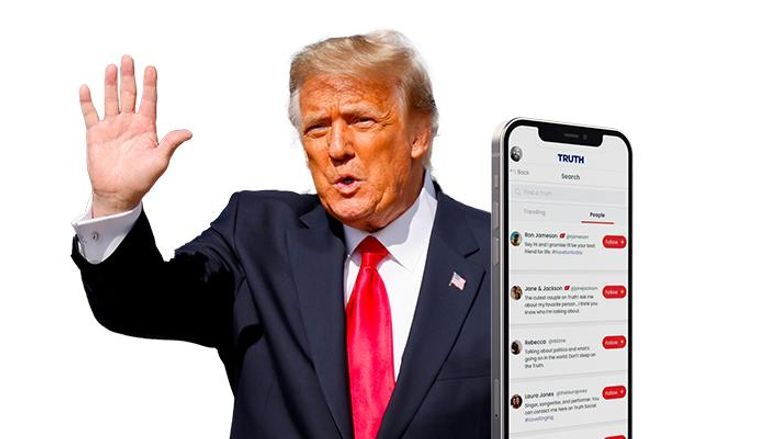 الرئيس الأمريكي السابق دونالد ترامب منصة TRUTH Social التابعة لترامب