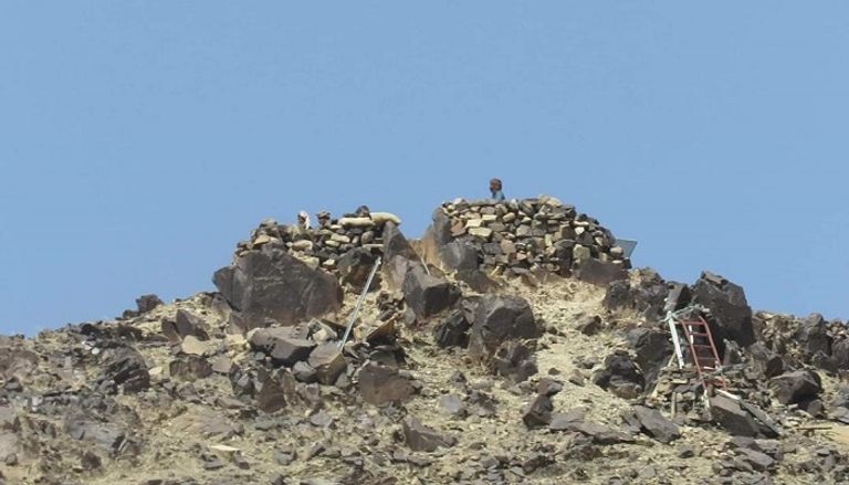 قوات تابعة لألوية العمالقة بعد تحرير بيحان اليمنية