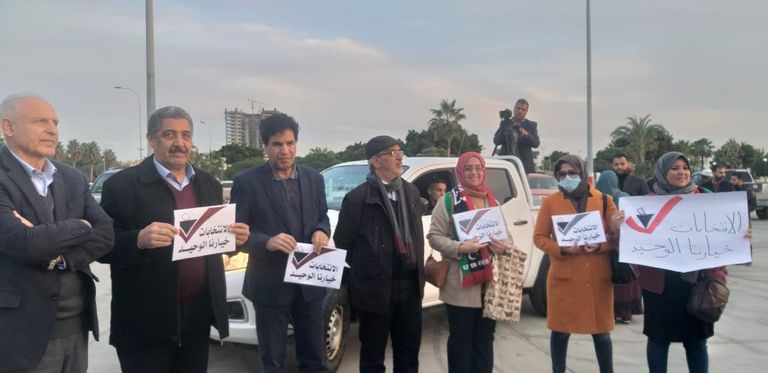 مظاهرات في بنغازي ضد تأجيل الانتخابات