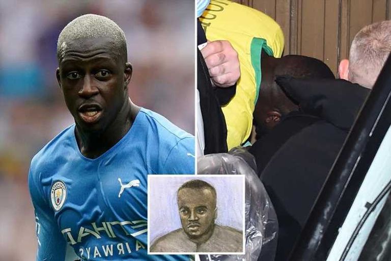 بنجامين ميندي لاعب مانشستر سيتي يغادر الحبس فريق مانشستر سيتي