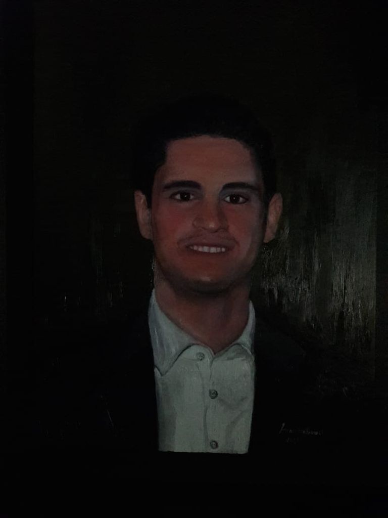 إحدى لوحات إيمان نابوش