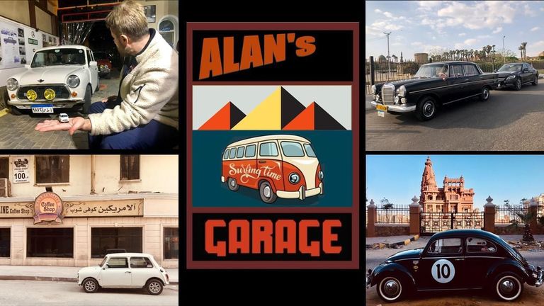 علاء في أثناء تحديث السيارات القديمة