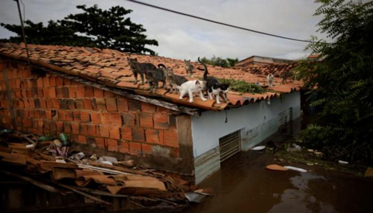 فيضانات وانهيارات صخرية في البرازيل