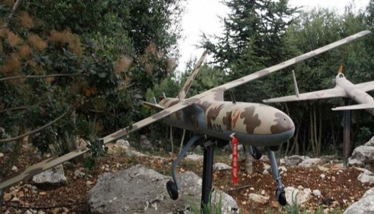 طائرة مسيرة منسوبة لمليشيات حزب الله اللبناني - أرشيفية