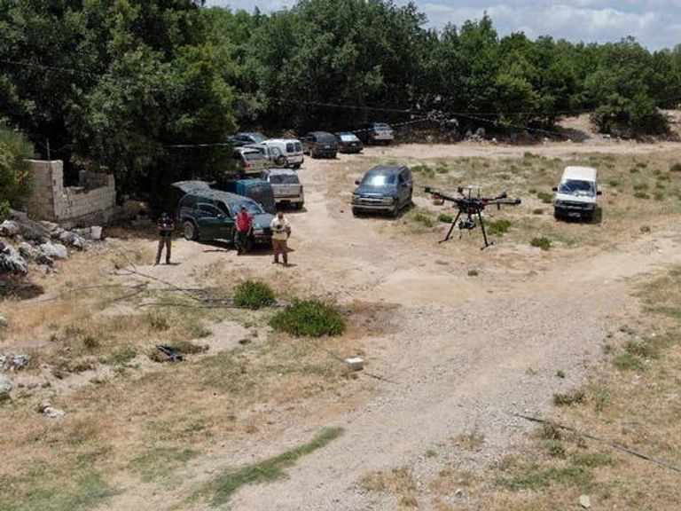 طائرة مسيرة منسوبة لمليشيات حزب الله اللبناني - أرشيفية