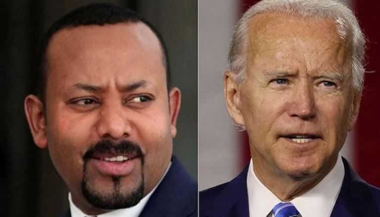 الرئيس الأمريكي ورئيس الوزراء الإثيوبي