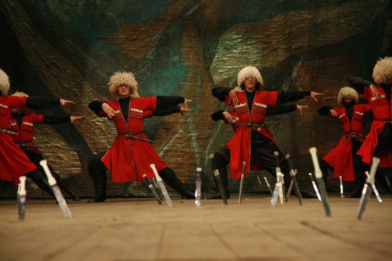 جانب من أحد عروض فرقة الباليه الجورجية