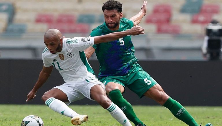 من مباراة الجزائر ضد سيراليون في كأس أمم أفريقيا