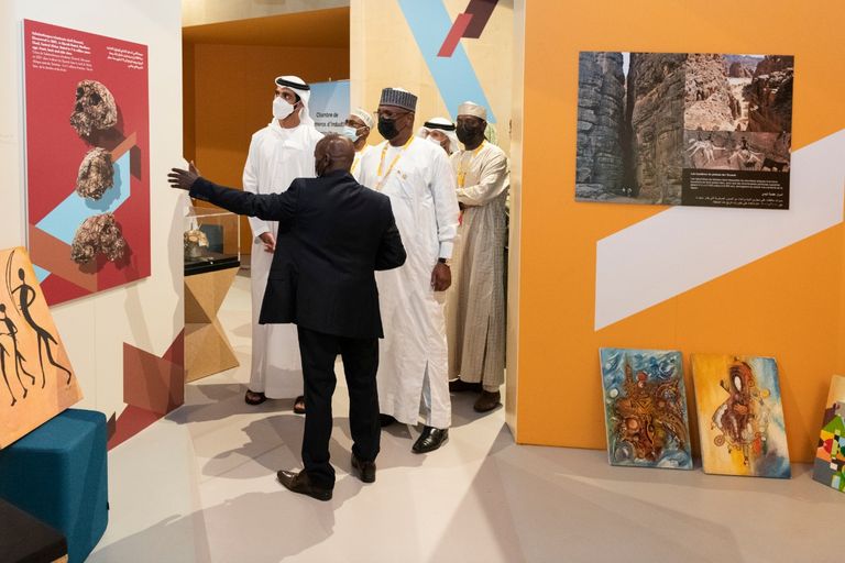 جانب من احتفال تشاد بيومها الوطني في إكسبو دبي